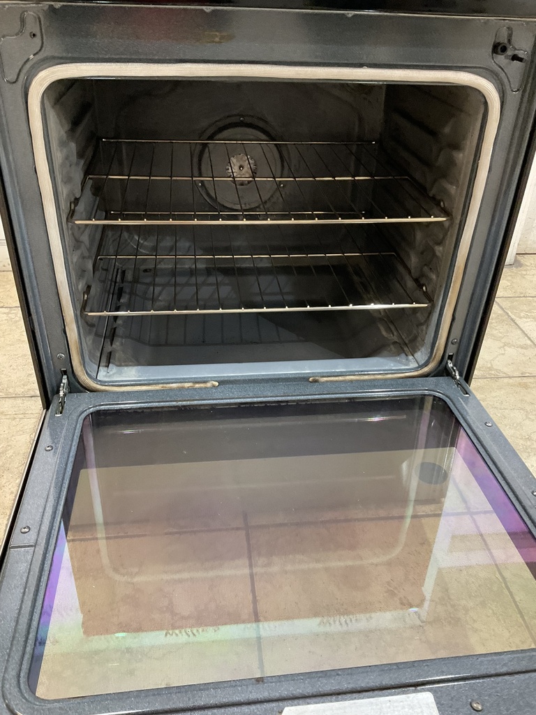 Whirlpool Used Electric Stove 220volts (40/50 AMP) 30inches {3 prong} (Stainless Steel)