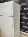 Frigidaire Used Refrigerator Top and Bottom 30x65 1/2” (White) 