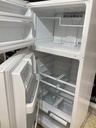 Ge Used Refrigerator Top and Bottom 28x64 1/2” (White) 