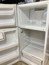 Ge Used Refrigerator Top and Bottom 28x61 1/2” (White)