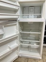 Frigidaire Used Refrigerator Top and Bottom 30x65 1/2” (White) 