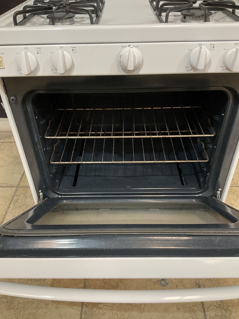 Ge Used Natural Gas Stove 30inches (White) 