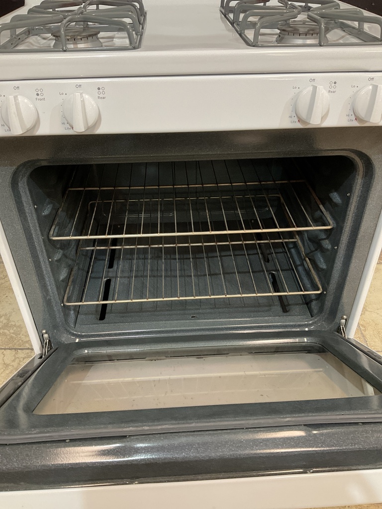Ge Used Natural Gas Stove 30inches (White)