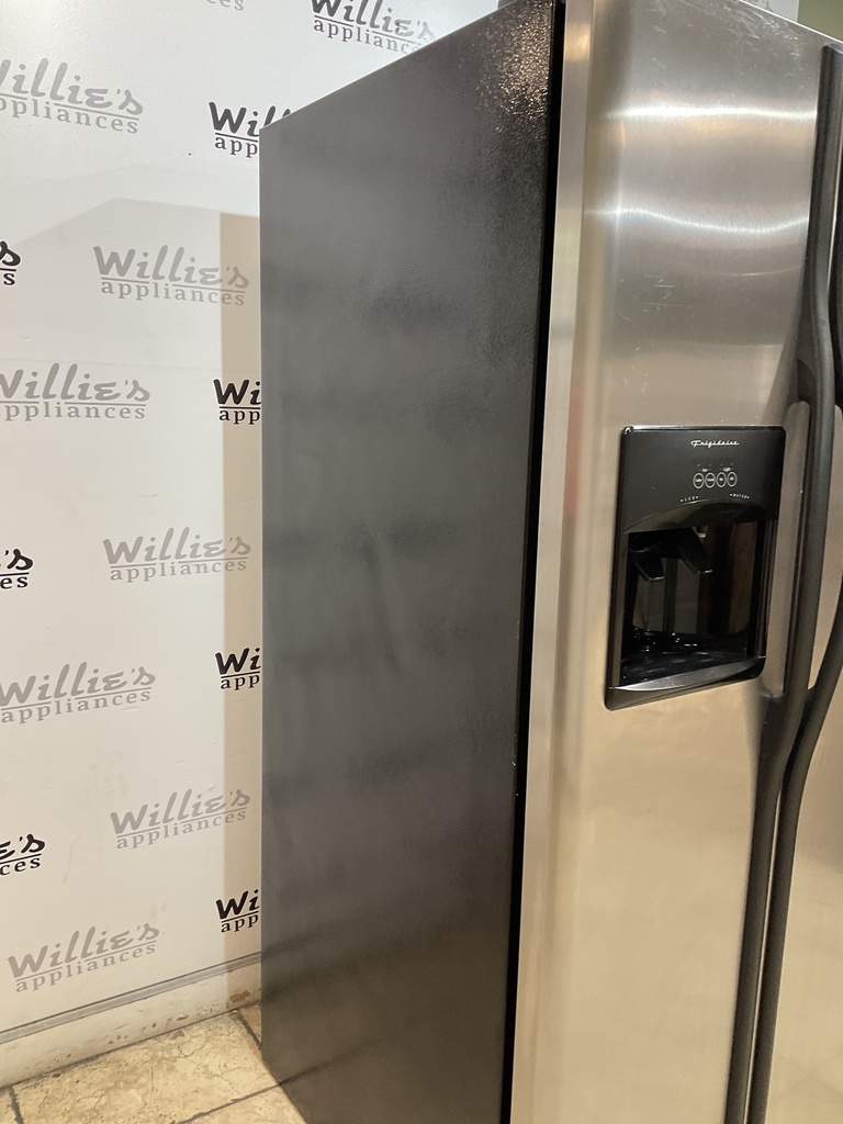 Frigidaire Used Refrigerator Side by Side 36x68 1/2’ (Stainless Steel)