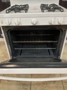 Ge Used Natural Gas Stove 30inches (White) 