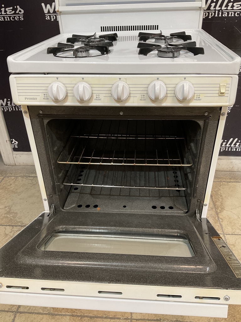 Premier Used Natural Gas Stove 24inches (White) 