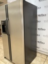 Ge Used Refrigerator Side by Side 36x68 1/2’ (Stainless Steel)