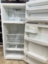 Ge Used Refrigerator Top and Bottom 28x67 (White)