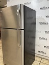 Frigidaire Used Refrigerator Top and Bottom 30x65 1/2” (Stainless Steel) 