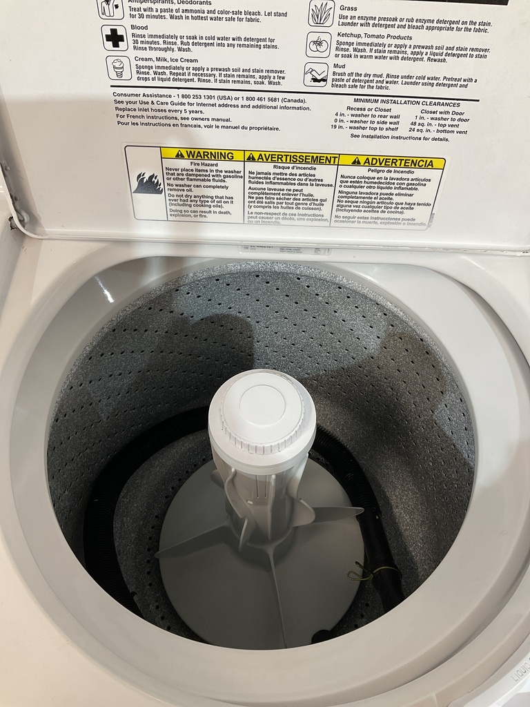 Whirlpool Used Washer Top-load 27inches (White) 