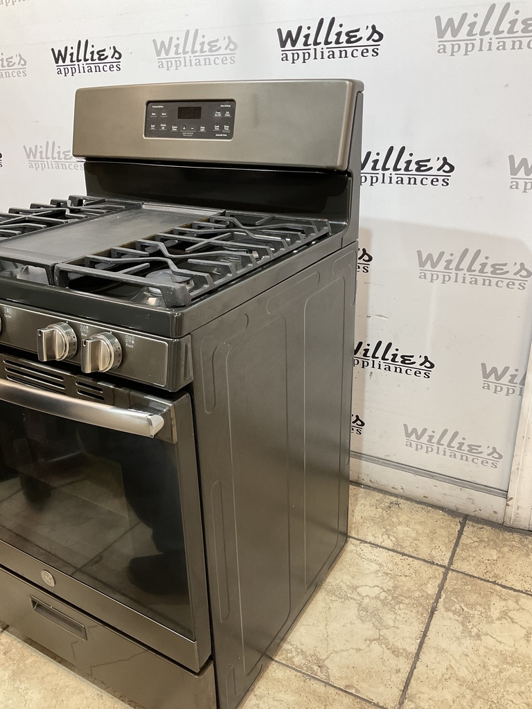 Ge Used Natural Gas Stove 30inches (Stainless Steel) 