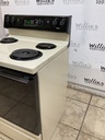 Hotpoint Used Electric Stove 220volts (40/50 AMP) 30inches {no cord} (Bisque/Black)