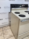 Hotpoint Used Electric Stove 220volts (40/50 AMP) 30inches {no cord} (Bisque/Black) 