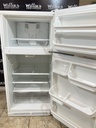 Frigidaire Used Refrigerator Top and Bottom 28x59 1/2” (White) 