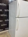 Frigidaire Used Refrigerator Top and Bottom 28x59 1/2” (White) 