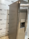 Whirlpool Used Refrigerator Side by Side 36x68 1/2” (Stainless Steel) 