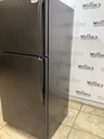 Whirlpool Used Refrigerator Top and Bottom 30x65 1/2” (Bkack) 