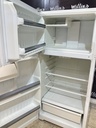 Ge Used Refrigerator Top and Bottom 28x61 1/2” (White)