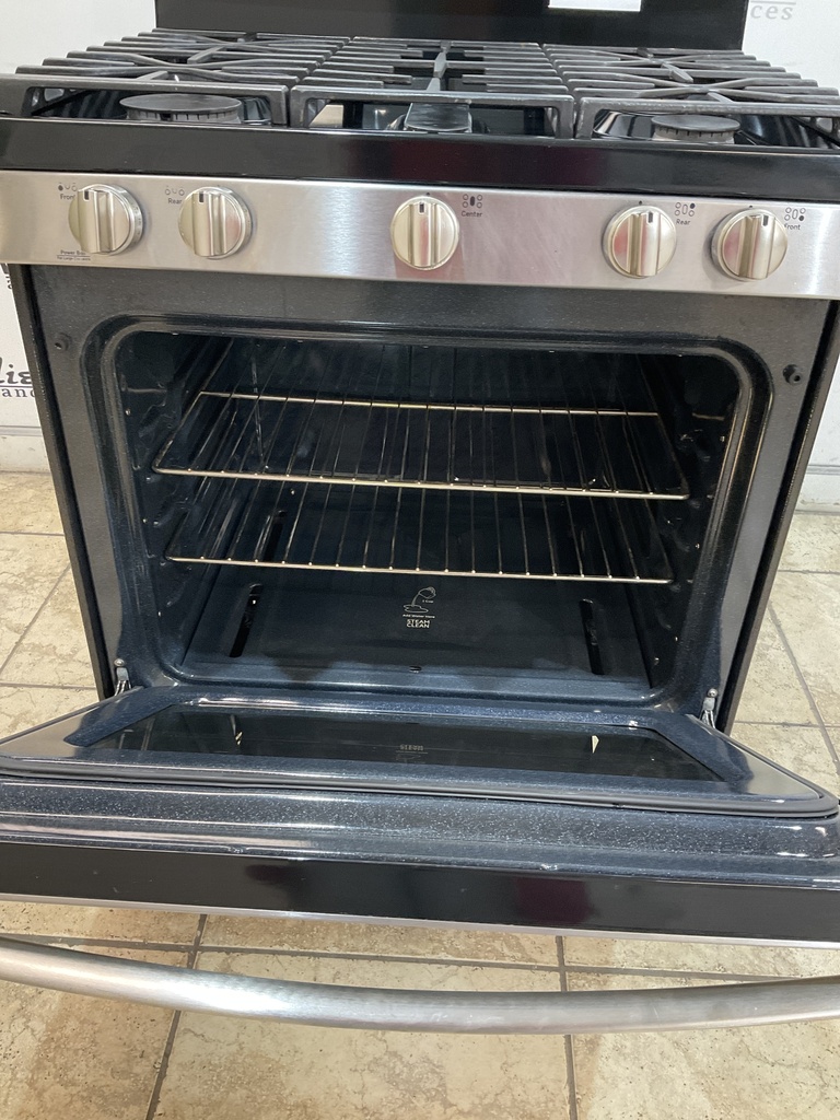Ge Used Natural Gas Stove 30inches (Stainless Steel) 