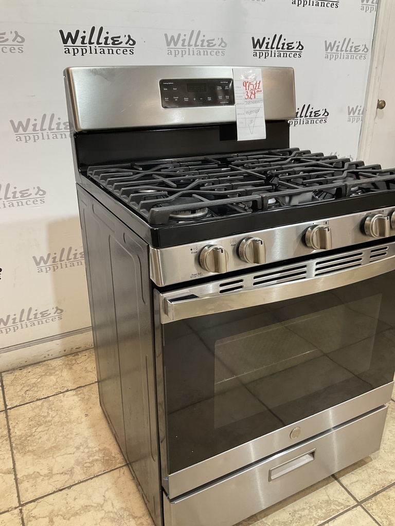 Ge Used Natural Gas Stove 30inches (Stainless Steel) 