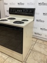 Amana Used Electric Stove 220volts (40/50 AMP) 30inches {4 prong} (Bisque/Black) 