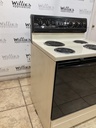 Amana Used Electric Stove 220volts (40/50 AMP) 30inches {4 prong} (Bisque/Black) 