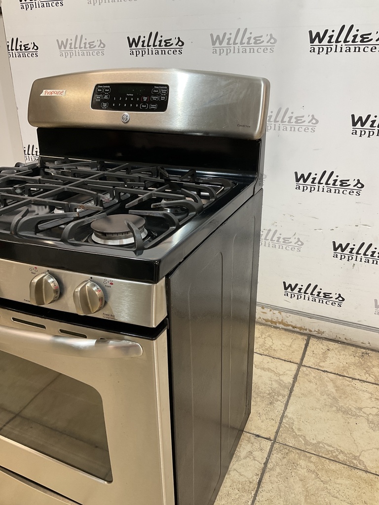 Ge Used Gas Propane Stove 30inches (Stainless Steel) 