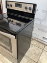Whirlpool Used Electric Stove 220volts (40/50 AMP) 30inches {3 prong} (Stainless Steel) 