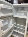 Ge Used Refrigerator Top and Bottom 28x61 1/2” (White) 