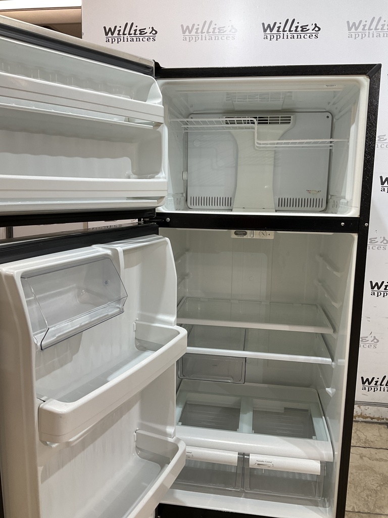 Ge Used Refrigerator Top and Bottom 28x64 1/2” (Stainless Steel) 