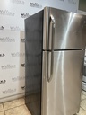 Frigidaire Used Refrigerator Top and Bottom 30x65 1/2” (Stainless Steel)