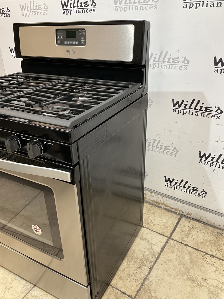 Whirlpool Used Natural Gas Stove 30inches (Stainless Steel)