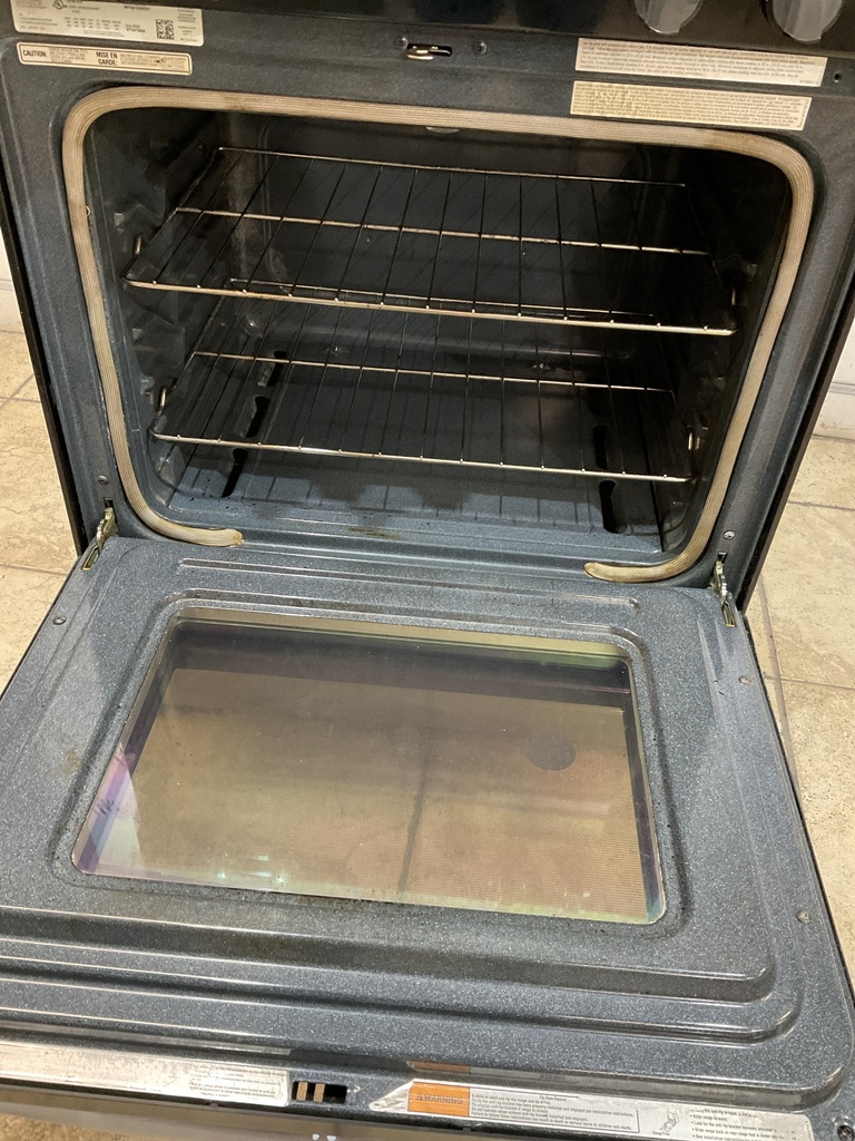 Whirlpool Used Natural Gas Stove 30inches (Stainless Steel)