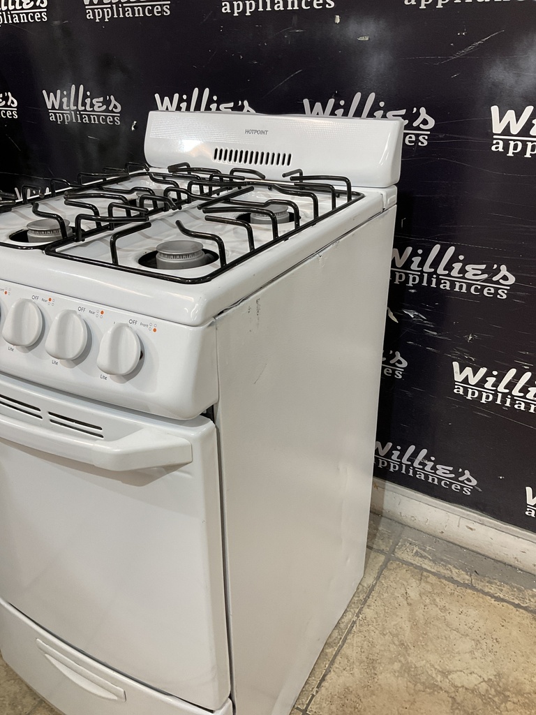 Hotpoint Used Natural Gas Stove 20inches (White) 