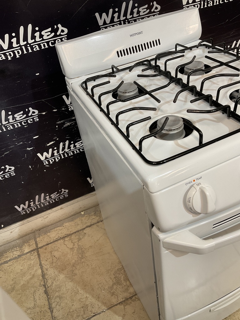Hotpoint Used Natural Gas Stove 20inches (White) 