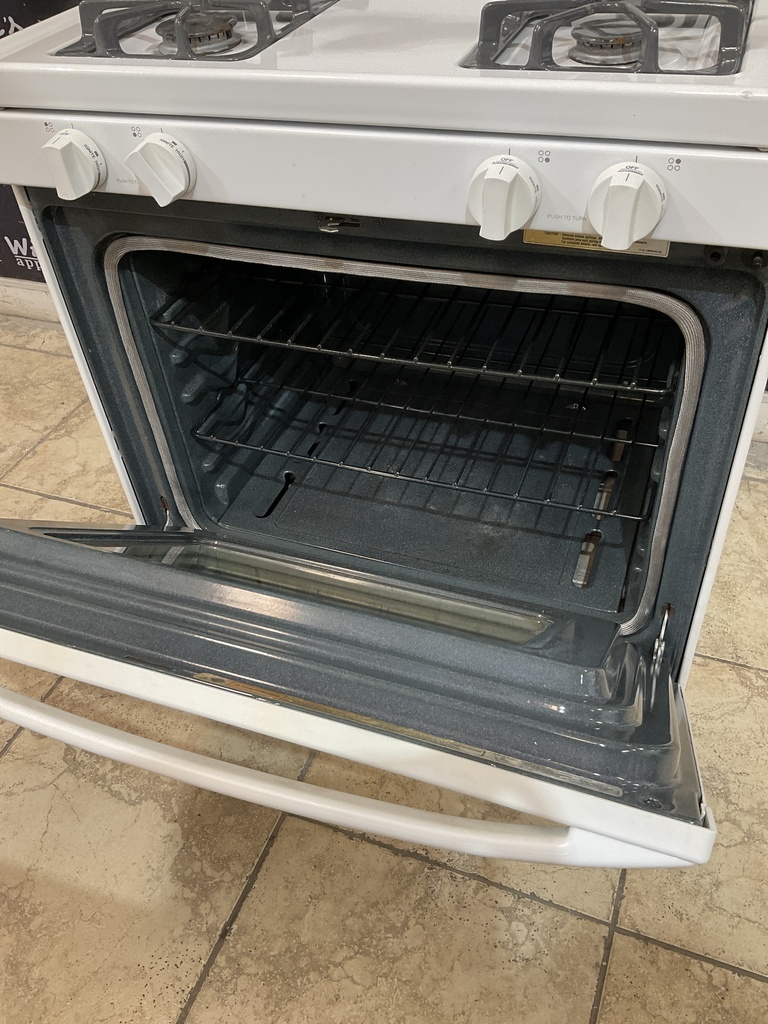 Whirlpool Used Natural Gas Stove 30inches (White)