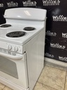 Ge Used Electric Stove 220volts (40/50 AMP) 30inches {3 prong} (White) 