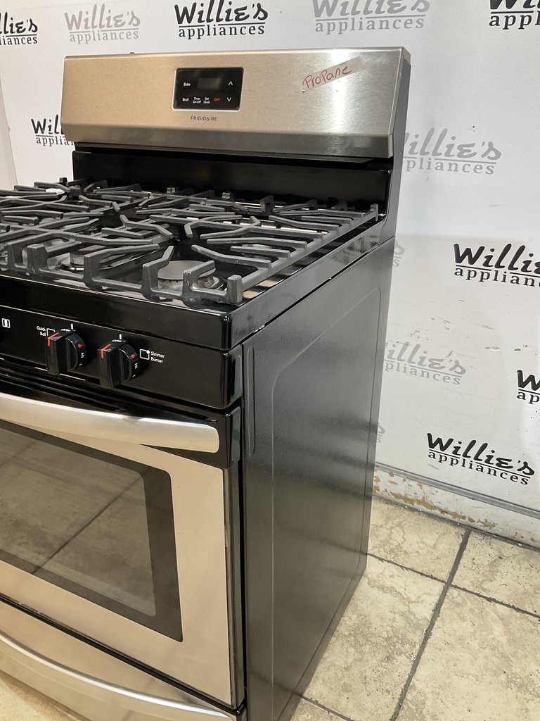 Frigidaire Used Gas Propane Stove 30inches (Stainless Steel)