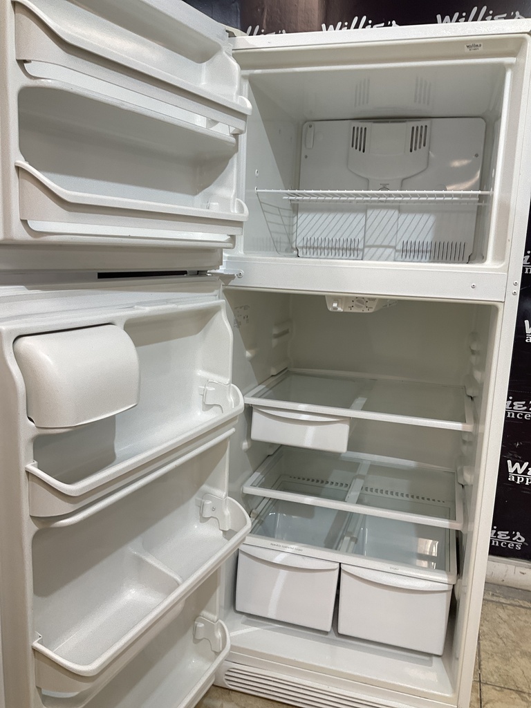 Frigidaire Used Refrigerator Top and Bottom 30x68 1/2” 