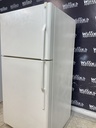 Ge Used Refrigerator Top and Bottom 33x67 1/2” (Bisque) 
