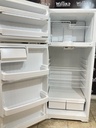 Ge Used Refrigerator Top and Bottom 28x67 (White) 
