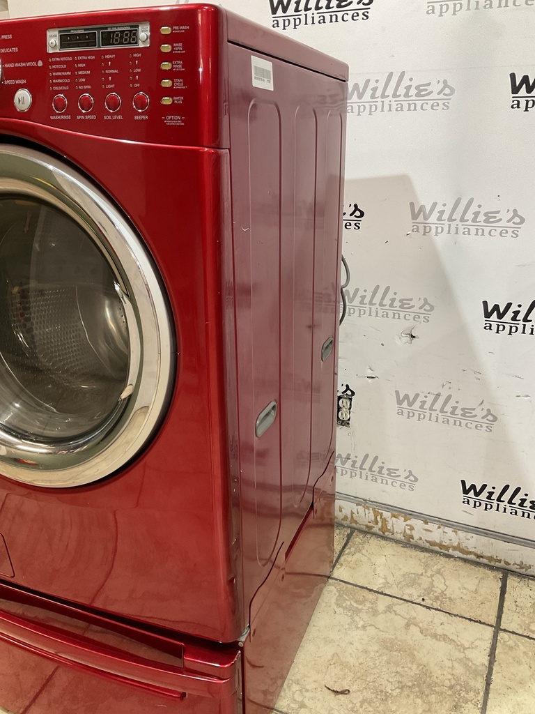 Lg Used Washer Front-load 27inches (Red) 