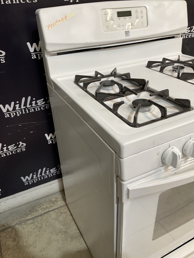 Kenmore Used Gas Propane Stove 30inches (White) 