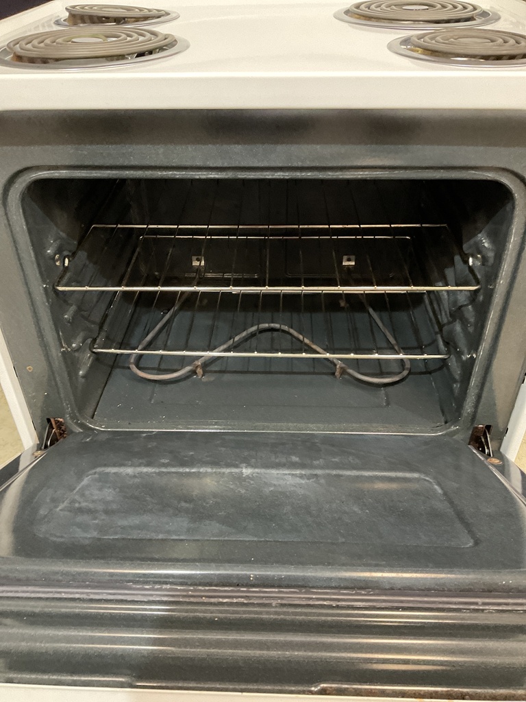 Frigidaire Used Electric Stove 220volts (40/50 AMP) 30inches {4 prong} (White) 