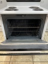 Frigidaire Used Electric Stove 220volts (40/50 AMP) 30inches {no cord} (White/ Black) 