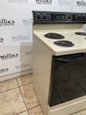 Ge Used Electric Stove 220volts (40/50 AMP) 30inches {no cord} (Bisque/Black) 