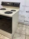 Ge Used Electric Stove 220volts (40/50 AMP) 30inches {no cord} (Bisque/Black) 