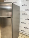 Whirlpool Used Refrigerator Top and Bottom 28x66 1/2” (Stainless Steel) 