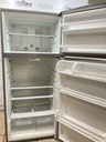 Whirlpool Used Refrigerator Top and Bottom 28x66 1/2” (Stainless Steel) 