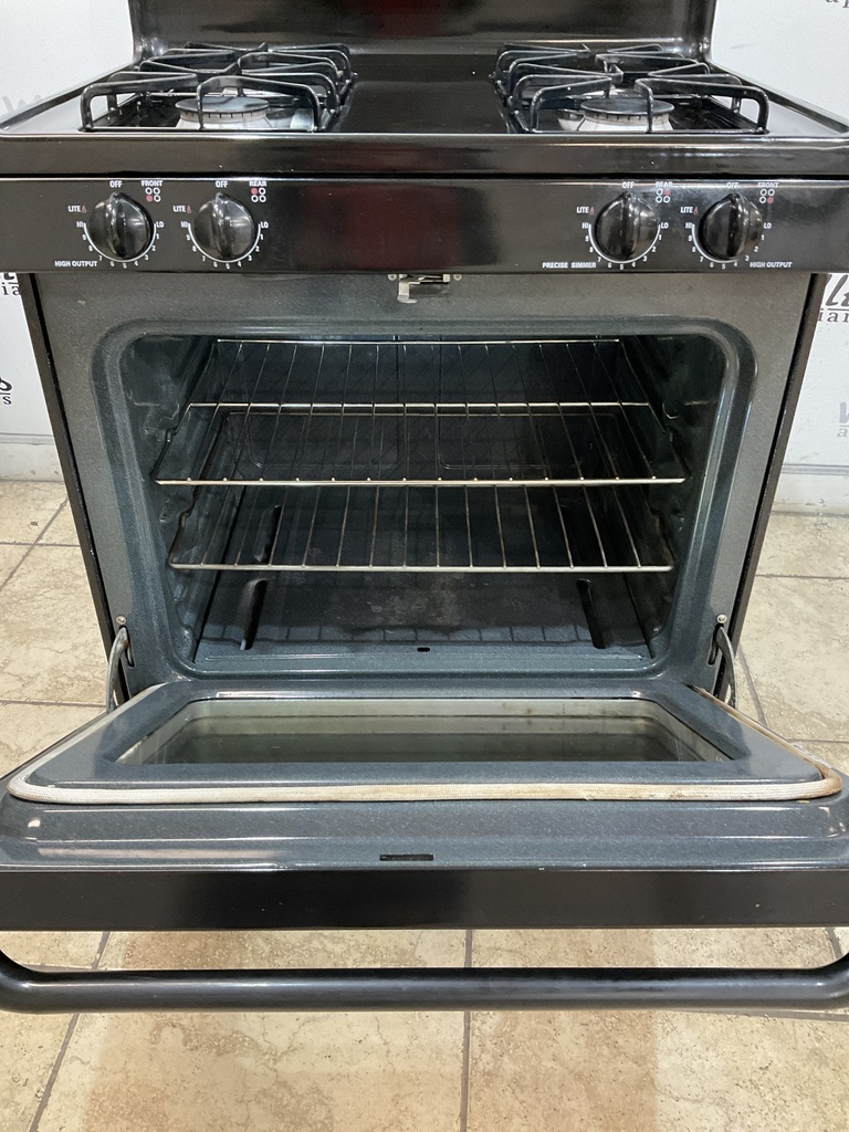 Ge Used Gas Propane Stove 30inches (Black) 